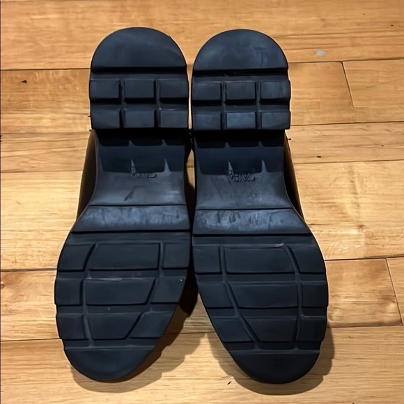 Zara Track Sole Black Sock Boot Women’s Size 8 - Picture 7 of 8